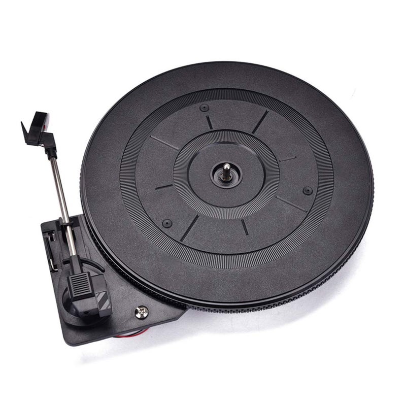 EXCEART Vintage Style Belt Driven Turntable with 28cm Platter for Vinyl Records Retro Phonograph Player Home Audio System Model 1L01 - Image 2